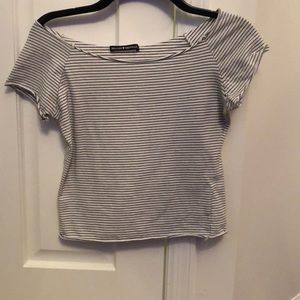 Striped Crop Brand Melville Top! Never Worn!